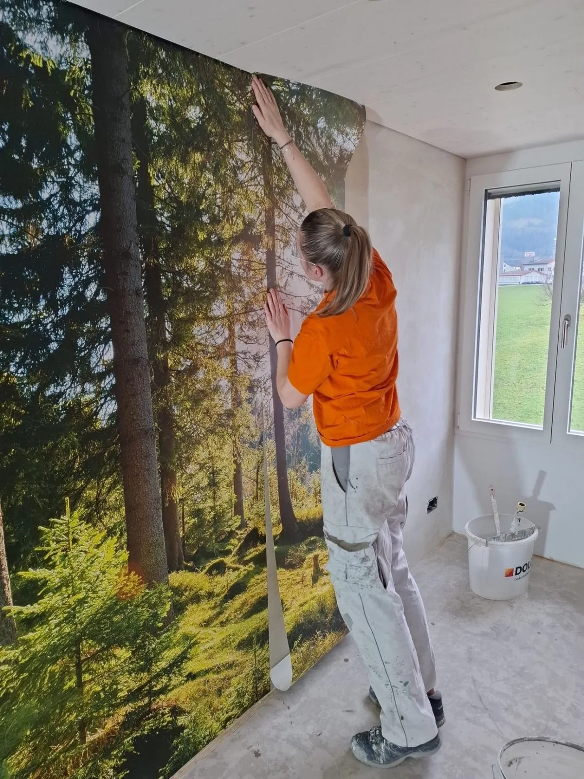 Fototapete Waldmotiv – montiert durch die Rickenbacher GmbH